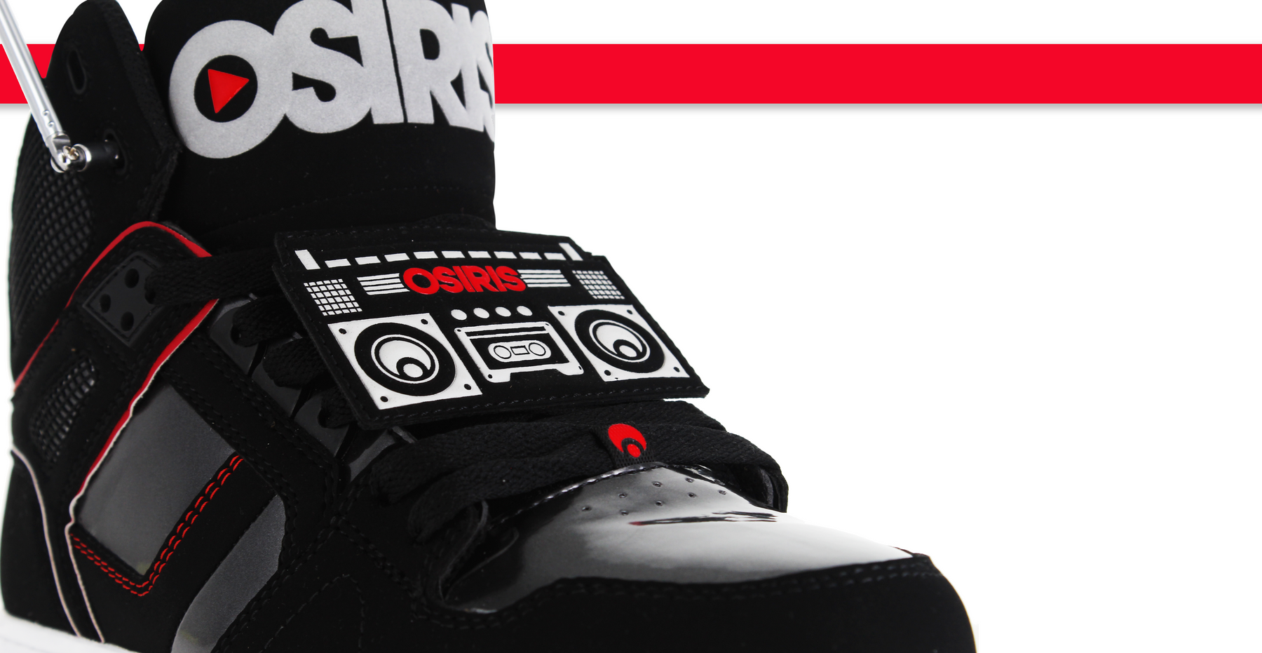 NYC 83 Clk Black/Red/Boombox